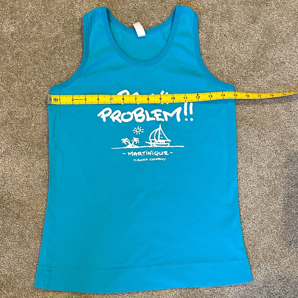 Blue Graphic Tank Top size XL